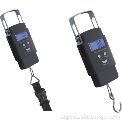 Qh 40kg*10g Portable Weight Hanging Handheld Backlight LCD Display Digital Electronic Luggage Scale for Travel (OCS-11)